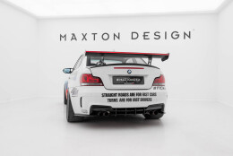 Carbon Heck Spoiler Heckflügel Standfuß Innen V.2 + LED passend für BMW 1er M E82