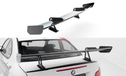 Carbon Heck Spoiler Heckflügel mit Schwan Halterung passend für BMW 1er M E82