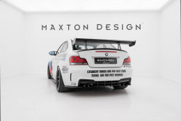 Carbon Heck Spoiler Heckflügel mit Schwan Halterung passend für BMW 1er M E82