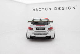 Carbon Heck Spoiler Heckflügel mit Schwan Halterung + LED passend für BMW 1er M E82