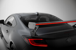 Carbon Heck Spoiler Heckflügel Standfuß Außen + LED passend für Toyota GR86 / Subaru BRZ Mk2