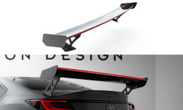 Carbon Spoiler With External Brackets Uprights + LED...