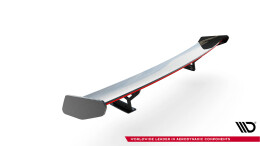 Carbon Heck Spoiler Heckflügel Standfuß Innen + LED passend für BMW 5er / M5 Limousine G30 / F90
