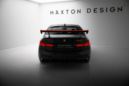 Carbon Heck Spoiler Heckflügel Standfuß Innen + LED passend für BMW 5er / M5 Limousine G30 / F90