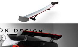 Carbon Spoiler With Internal Brackets Uprights + LED BMW...