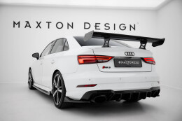 Carbon Heck Spoiler Heckflügel Standfuß Innen passend für Audi A3 / A3 S-Line / S3 / RS3 Limousine 8V / 8V FL