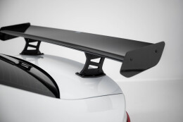 Carbon Heck Spoiler Heckflügel Standfuß Innen + LED passend für Audi A3 / A3 S-Line / S3 / RS3 Limousine 8V / 8V FL
