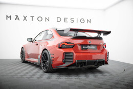 Carbon Heck Spoiler Heckflügel Standfuß Innen + LED passend für BMW M2 G87