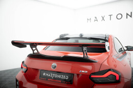 Carbon Heck Spoiler Heckflügel Standfuß Innen + LED passend für BMW M2 G87