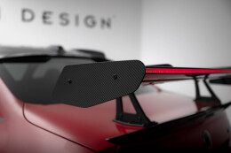 Carbon Heck Spoiler Heckflügel mit Schwan Halterung + LED passend für BMW M2 G87