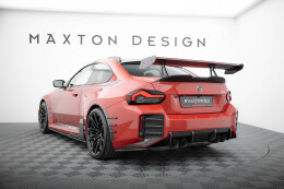Carbon Heck Spoiler Heckflügel mit Schwan Halterung + LED passend für BMW M2 G87