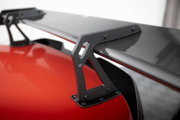 Carbon Heck Spoiler Heckflügel mit Schwan Halterung + LED passend für BMW M2 G87
