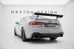 Carbon Heck Spoiler Heckflügel Standfuß Außen V.1 passend für Audi A5 / A5 S-Line / S5 / RS5 Coupe F5 / F5 Facelift