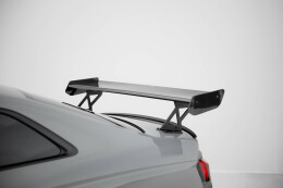 Carbon Heck Spoiler Heckflügel Standfuß Außen V.1 + LED passend für Audi A5 / A5 S-Line / S5 / RS5 Coupe F5 / F5 FL