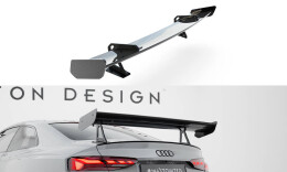 Carbon Heck Spoiler Heckflügel mit Schwan Halterung passend für Audi A5 / A5 S-Line / S5 / RS5 Coupe F5 / F5 FL