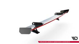 Carbon Heck Spoiler Heckflügel mit Schwan Halterung + LED passend für Audi A5 / A5 S-Line / S5 / RS5 Coupe F5 / F5 FL