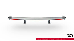 Carbon Heck Spoiler Heckflügel Standfuß Innen + LED passend für Chevrolet Camaro SS Mk6 Facelift