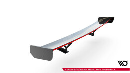 Carbon Heck Spoiler Heckflügel Standfuß Innen + LED passend für Honda Civic SI Mk10