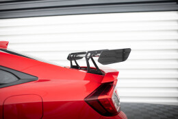 Carbon Heck Spoiler Heckflügel mit Schwan Halterung für Honda Civic SI Mk10