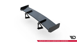 Carbon Heck Spoiler Heckflügel mit Schwan Halterung passend für Honda Civic SI Mk10