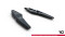 Heck Ansatz Flaps Diffusor V.3 passend für Audi S3 Limousine 8Y Facelift schwarz Hochglanz