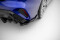 Heck Ansatz Flaps Diffusor V.4 passend für Audi S3 Limousine 8Y Facelift schwarz Hochglanz