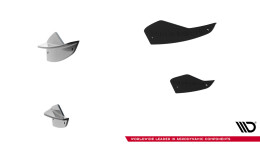 Stoßstangen Flaps Wings vorne Canards passend für Hyundai Elantra N Mk7