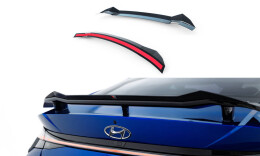 Heck Spoiler Aufsatz Abrisskante passend für Hyundai Elantra N Mk7 schwarz Hochglanz