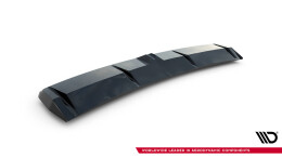Mittlerer Cup Diffusor Heck Ansatz DTM Look passend für Hyundai Elantra N Mk7 schwarz Hochglanz