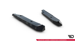Heck Ansatz Flaps Diffusor passend für Hyundai Elantra N Mk7 schwarz Hochglanz