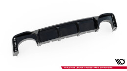 Carbon Fiber Heck Ansatz Diffusor passend für Audi RS7 C8 C8 (version mitout towbar)