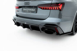 Carbon Heck Ansatz Diffusor für Audi RS6 RS7 C8 ohne...