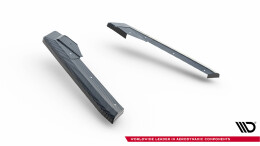 Carbon Fiber Heck Ansatz Flaps passend für Audi RS7 C8