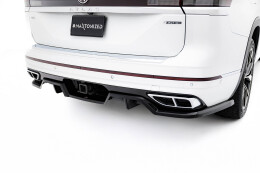 Mittlerer Cup Diffusor Heck Ansatz DTM Look passend für VW Atlas R-Line Mk1 Facelift 2 schwarz Hochglanz