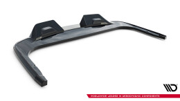 Mittlerer Cup Diffusor Heck Ansatz DTM Look passend für VW Atlas R-Line Mk1 Facelift 2 schwarz Hochglanz
