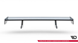 Carbon Heck Spoiler Heckflügel + LED passend für Mercedes-AMG GTR C190 FL