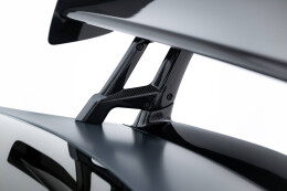 Carbon Heck Spoiler Heckflügel + LED passend für Mercedes-AMG GTR C190 FL