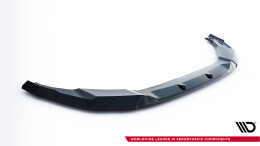 Cup Spoilerlippe Front Ansatz passend für BMW X4M F98 Facelift schwarz Hochglanz
