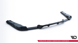 Mittlerer Cup Diffusor Heck Ansatz DTM Look passend für BMW X4M F98 Facelift schwarz Hochglanz