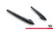 Heck Ansatz Flaps Diffusor V.3 passend für Audi A6 S-line Avant C7 schwarz Hochglanz