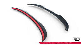 Oberer Heck Spoiler Aufsatz Abrisskante passend für Maserati Levante GT Mk1 Facelift schwarz Hochglanz
