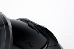 Unterer Heck Spoiler Aufsatz Abrisskante passend für Maserati Levante GT Mk1 Facelift schwarz Hochglanz