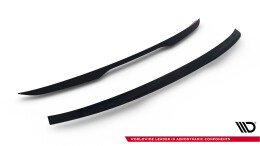 Unterer Heck Spoiler Aufsatz Abrisskante passend für Maserati Levante GT Mk1 Facelift schwarz Hochglanz