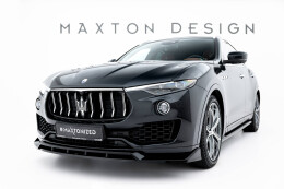 Cup Spoilerlippe Front Ansatz für Maserati Levante GT Mk1 Facelift schwarz Hochglanz