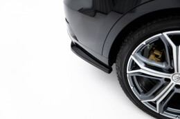 Mittlerer Cup Diffusor Heck Ansatz DTM Look passend für Maserati Levante GT Mk1 Facelift schwarz Hochglanz