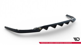 Mittlerer Cup Diffusor Heck Ansatz DTM Look passend für Maserati Levante GT Mk1 Facelift schwarz Hochglanz