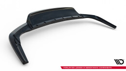 Mittlerer Cup Diffusor Heck Ansatz DTM Look passend für Maserati Levante GT Mk1 Facelift schwarz Hochglanz