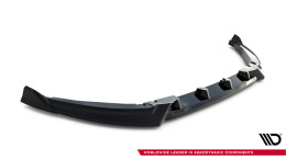Cup Spoilerlippe Front Ansatz passend für Abarth 500e schwarz Hochglanz
