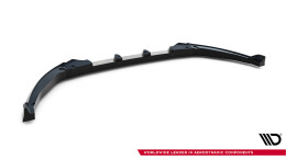 Cup Spoilerlippe Front Ansatz passend für Abarth 500e schwarz Hochglanz