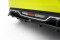 Mittlerer Cup Diffusor Heck Ansatz DTM Look passend für Abarth 500e schwarz Hochglanz
